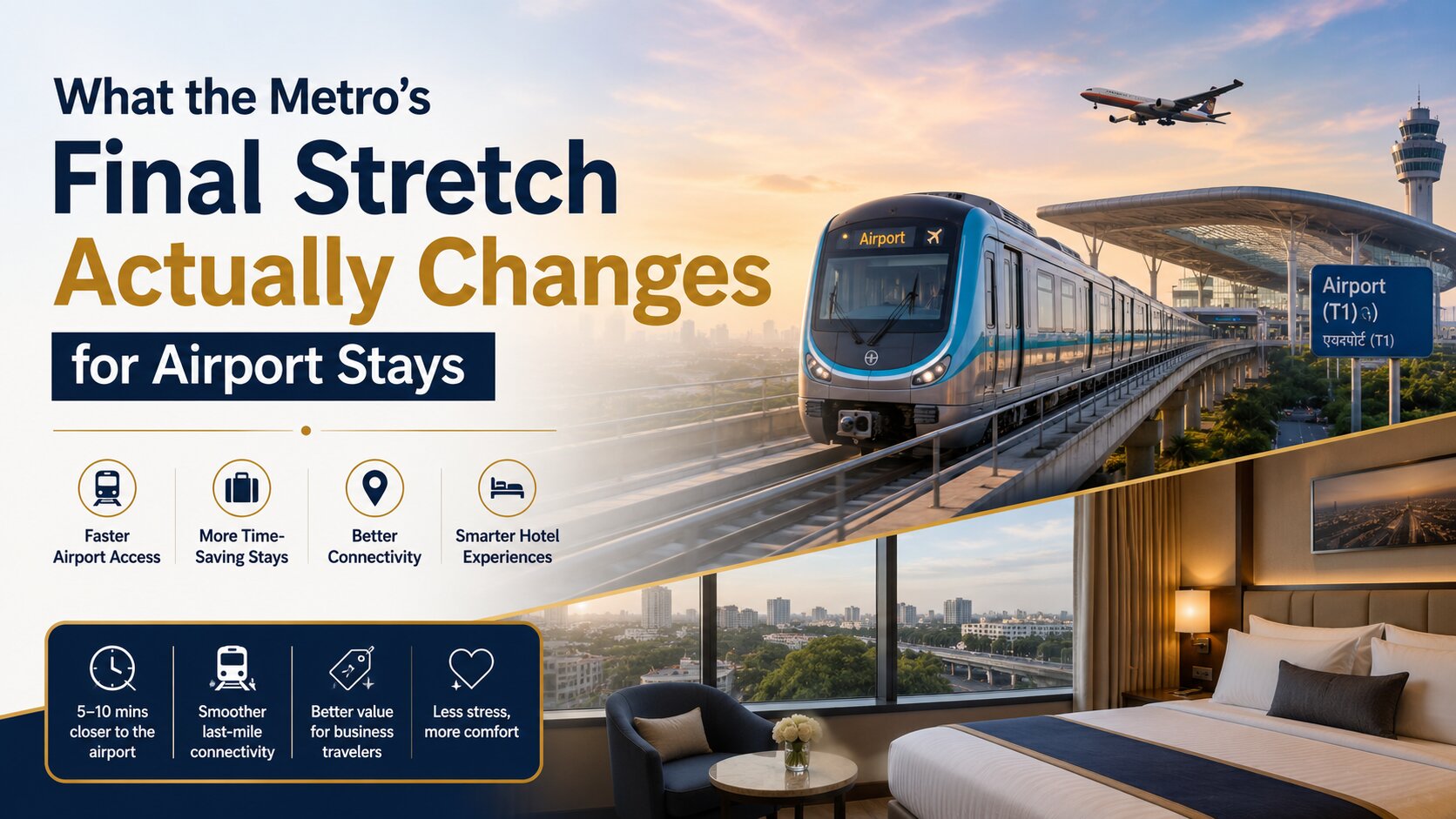 What the Metro's Final Stretch Actually Changes for Airport Stays